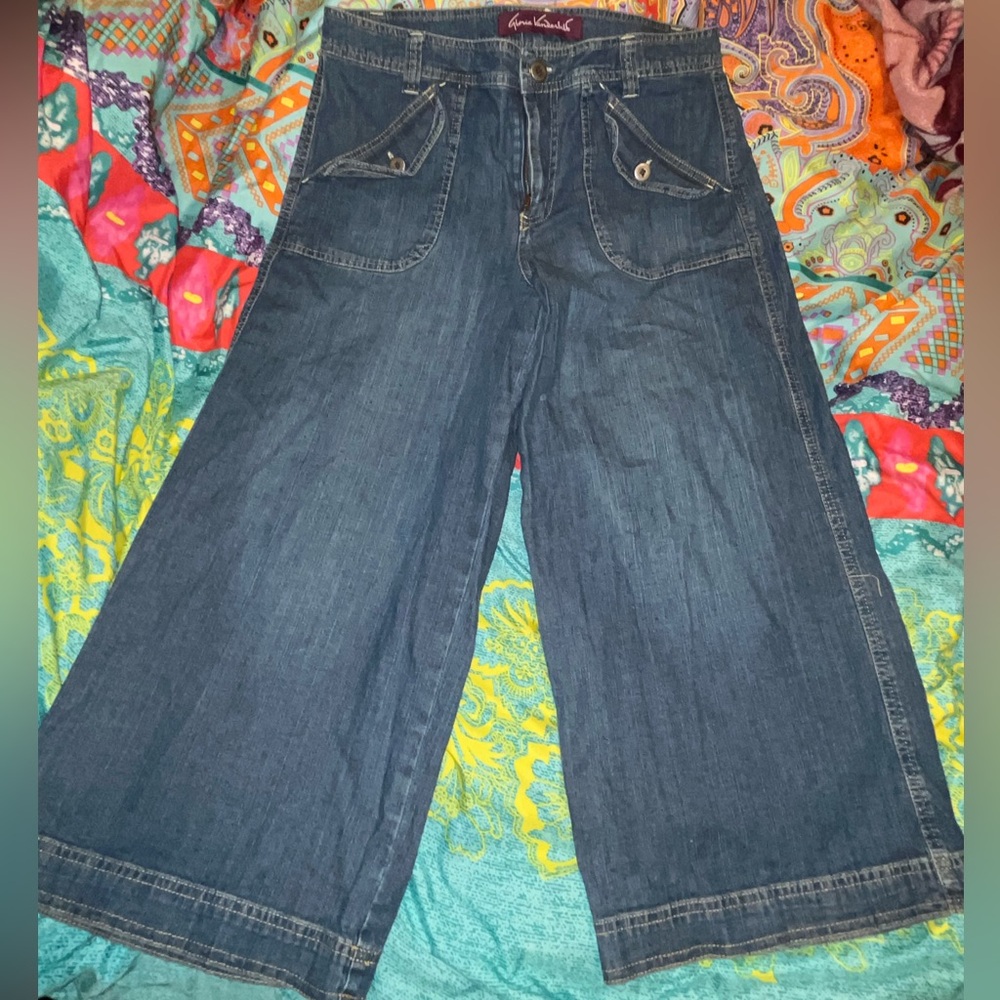 Gloria Vanderbilt Wide Leg Jean Capris